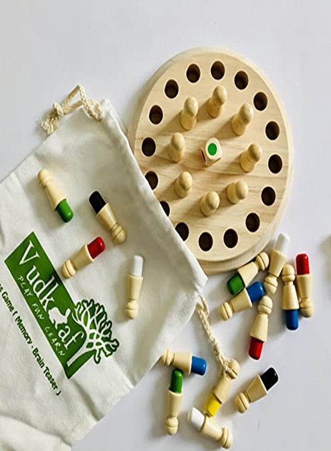 Mayatra's Wooden Memory Matchstick Chess Game, Multicolor Kids Intelligence Game I - Image 2